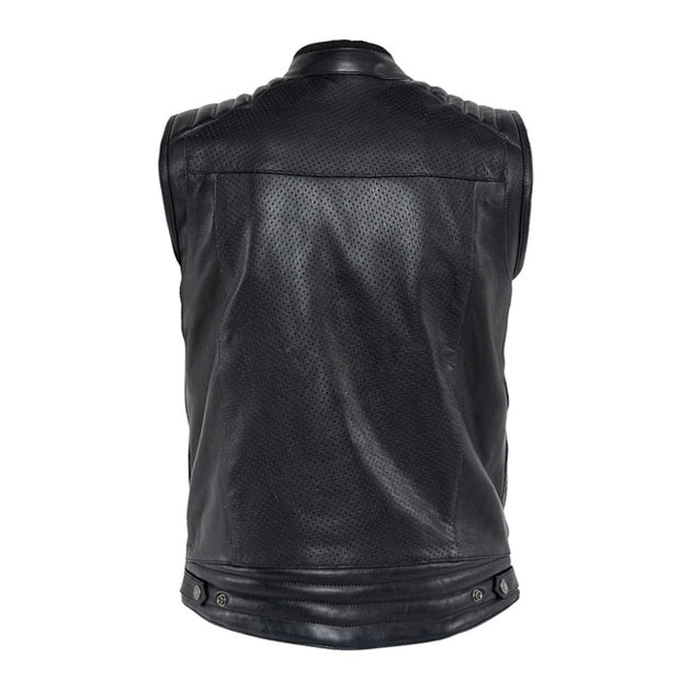 John Doe Storm Leather vest black - 5