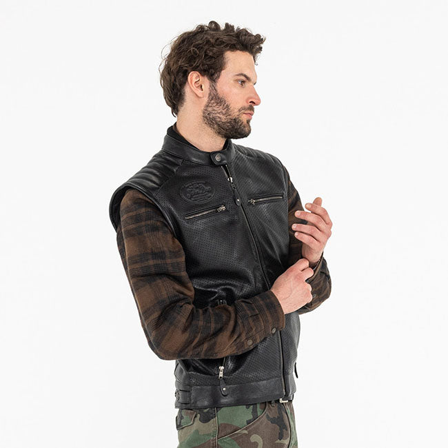 John Doe Storm Leather vest black - 9