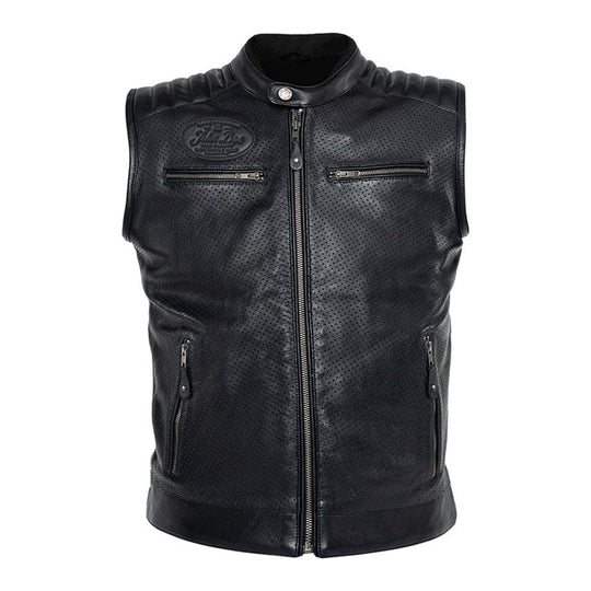 *5 WORKING DAYS EXTRA TRANSIT TIME* John Doe Storm Leather vest black - 11