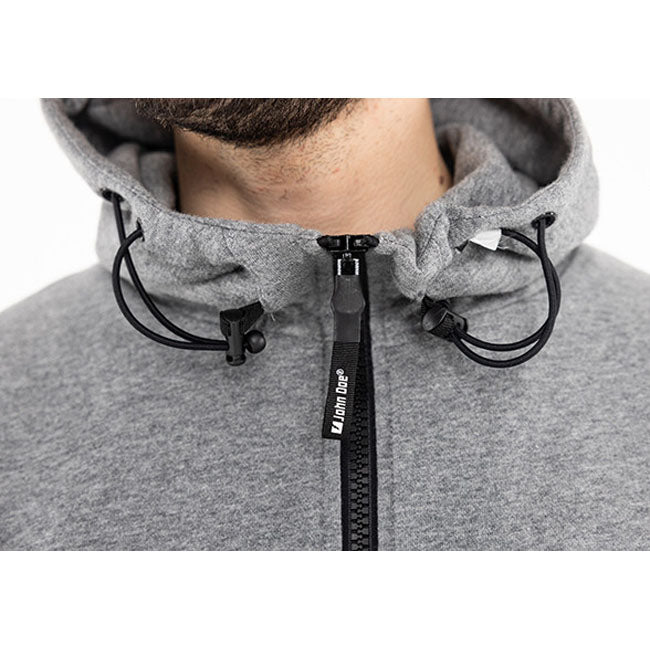 John Doe XTM hoodie grey melange