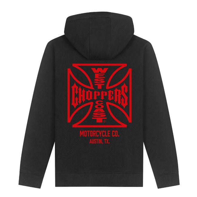 WCC ATX Cross hoodie black/red