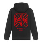 WCC ATX Cross hoodie black/red