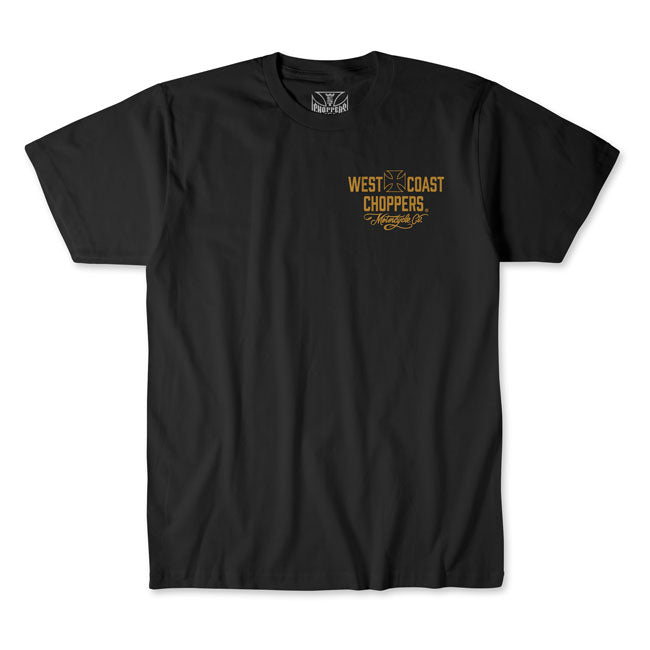 WCC Motorcycle t-shirt black/yellow