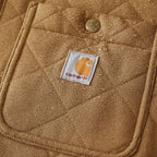 Carhartt Quilted Snap Front shirt carhartt® brown