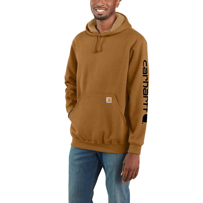 Carhartt Sleeve Logo hoodie carhartt® brown