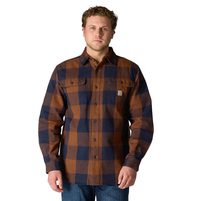 Carhartt Plaid flannel shirt red duck
