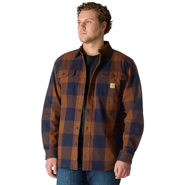 Carhartt Plaid flannel shirt red duck