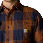 Carhartt Plaid flannel shirt red duck
