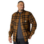 Carhartt Flannel Sherpa-Lined shirt carhartt® brown