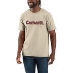 Carhartt Logo Graphic t-shirt oat milk
