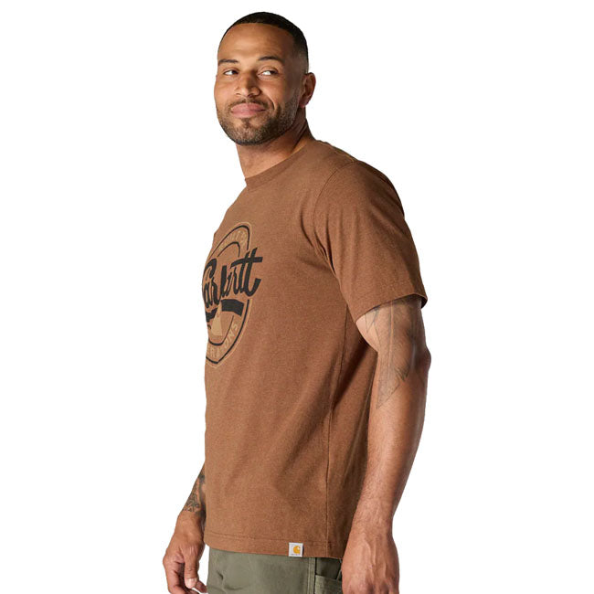 Carhartt Script Graphic t-shirt red duck heather