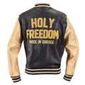 Holy Freedom Varsity black jacket
