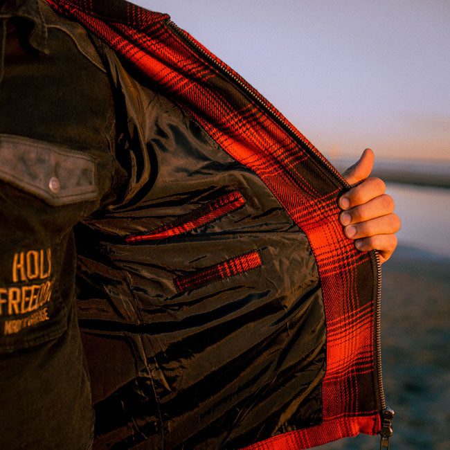 Holy Freedom Definitive Flannel jacket red