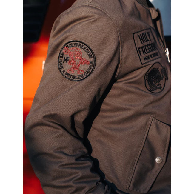 Holy Freedom Bomber jacket khaki