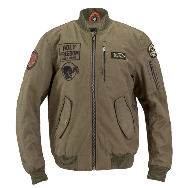 Holy Freedom Bomber jacket khaki