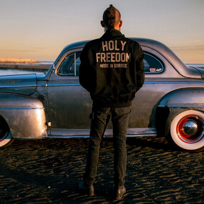 Holy Freedom Crew Bomber jacket black