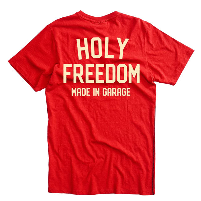 Holy Freedom Crew t-shirt red