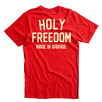 Holy Freedom Crew t-shirt red