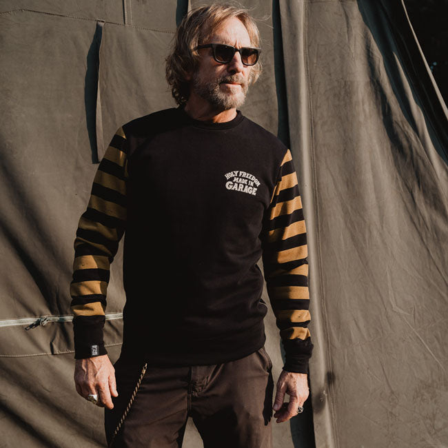 Holy Freedom Clockwork sweatshirt yellow/black