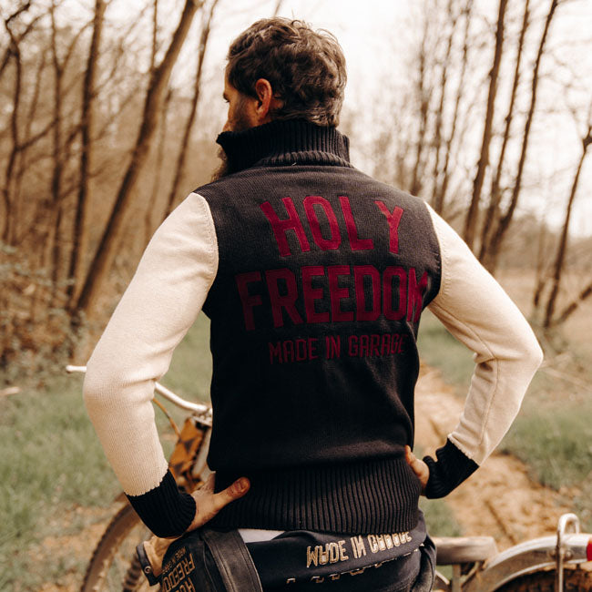 Holy Freedom Dirtrack sweatshirt black/white
