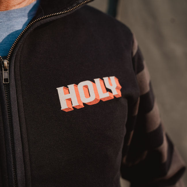 Holy Freedom Chop zip sweatshirt black/grey