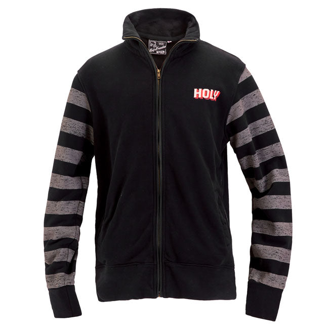Holy Freedom Chop zip sweatshirt black/grey