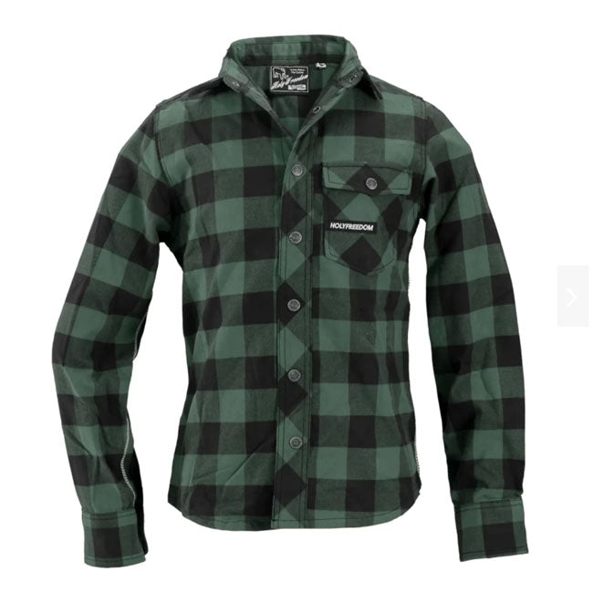 Holy Freedom Jessie James Flannel shirt green