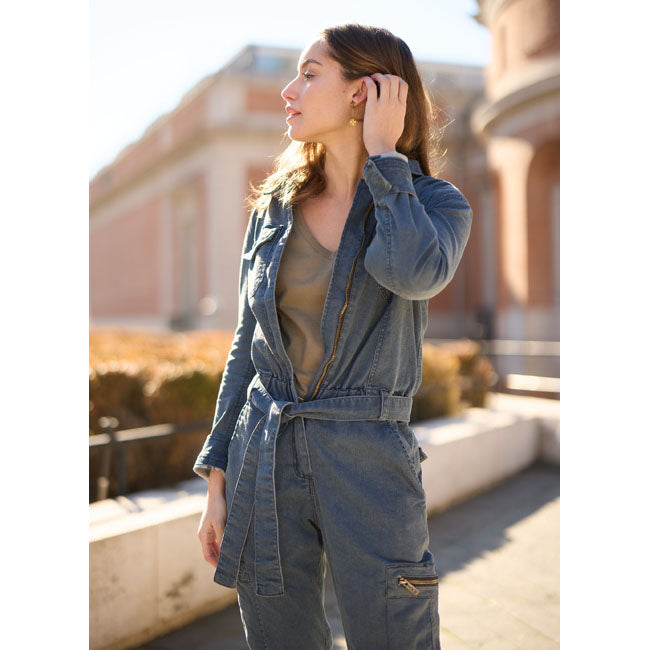By City Black Hawk ladies overall denim