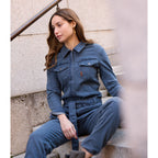 By City Black Hawk ladies overall denim