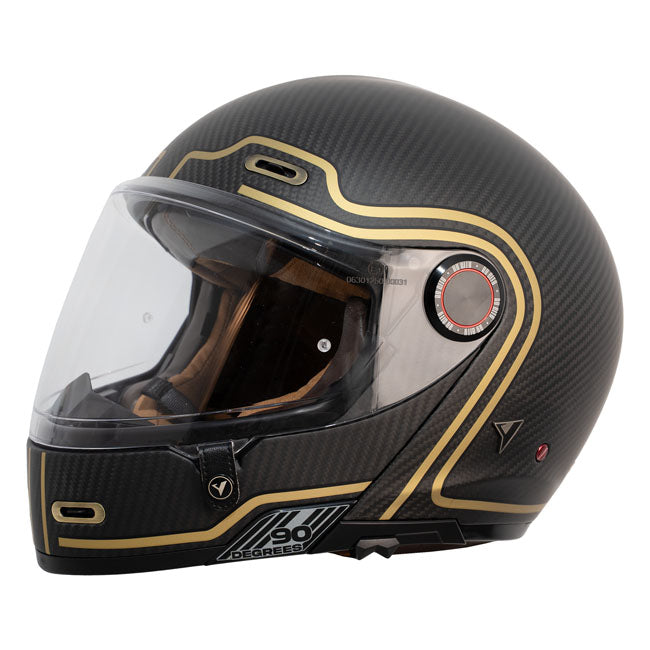 By City 90 Degrees Carbon helmet gold
