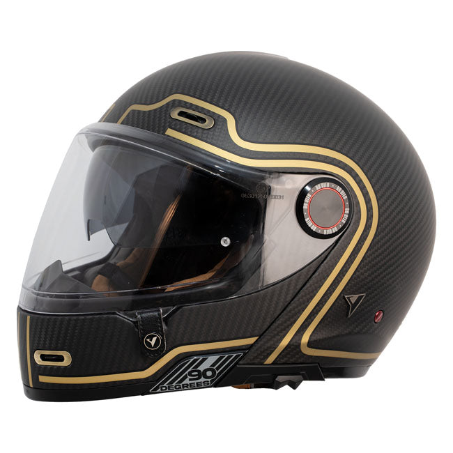 By City 90 Degrees Carbon helmet gold