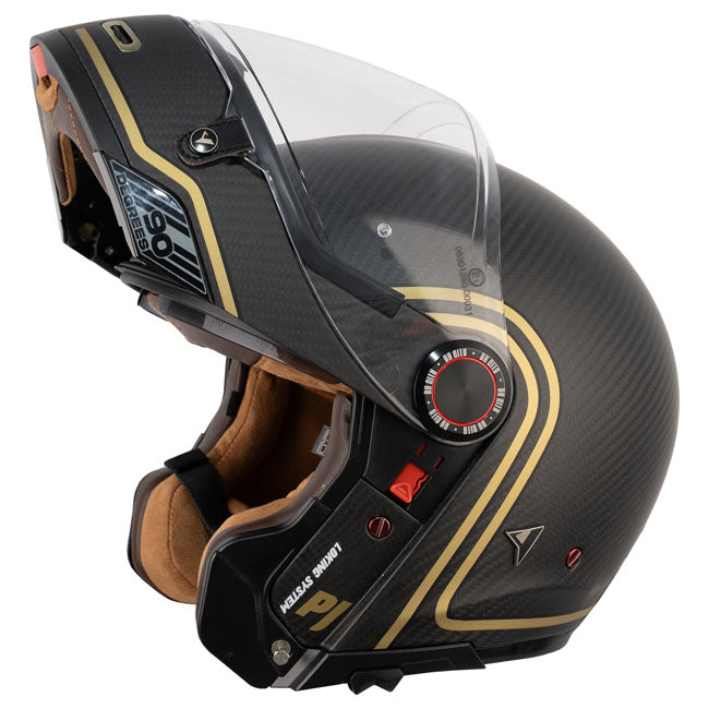 By City 90 Degrees Carbon helmet gold