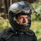 By City 90 Degrees Carbon helmet gold