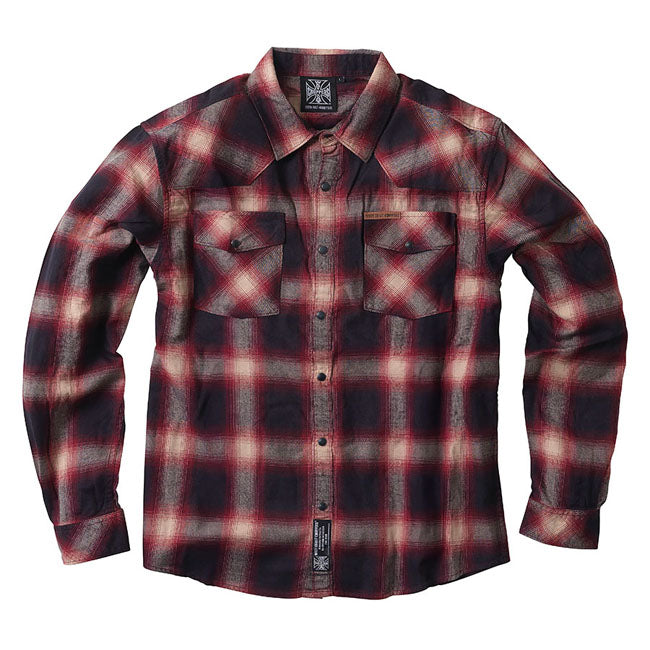 WCC Outlaw Flannel shirt red/grey