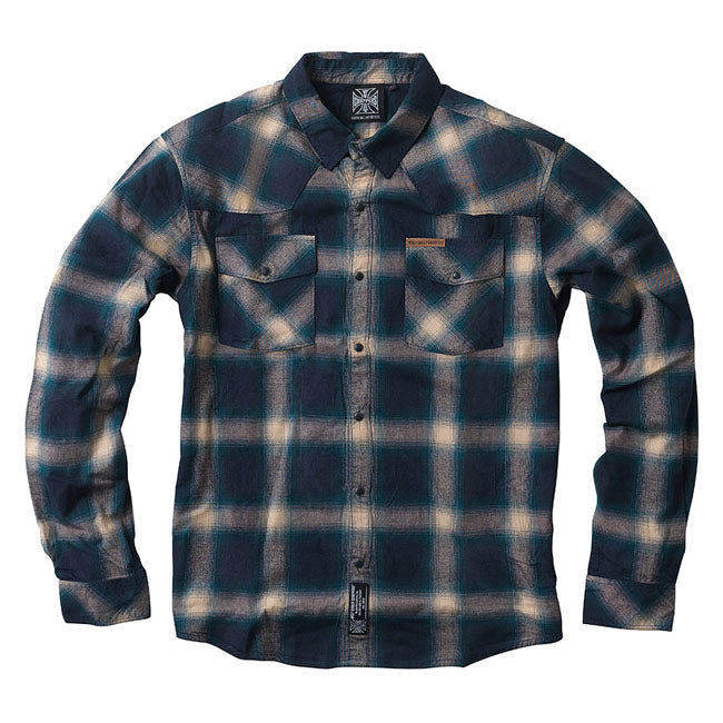 WCC Outlaw Flannel shirt blue/beige
