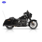 V Performance, 114mm Double Ring slip-on mufflers. Black Cer
