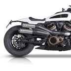V Performance, 2-2 muffler set Sportster S. Silver