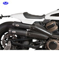 V Performance, 2-2 muffler set Sportster S. Black
