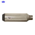 V Performance, ''Tracker'' slip-on muffler set Fat Bob. Satin