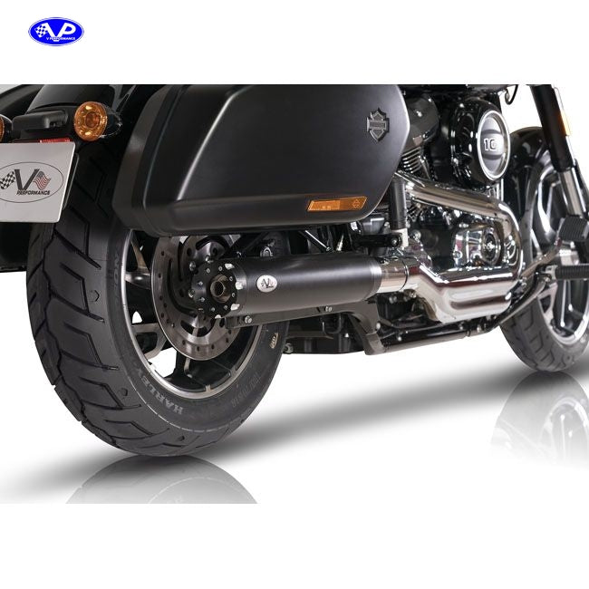 V Performance, Revolver slip-on muffler Sport Glide. Black