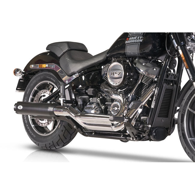 V Performance, Revolver slip-on muffler Sport Glide. Black
