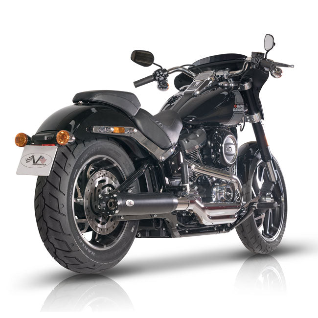 V Performance, Revolver slip-on muffler Sport Glide. Black