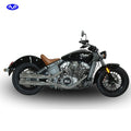 V Performance, Double Ring 80mm slip-on muffler set. Chrome