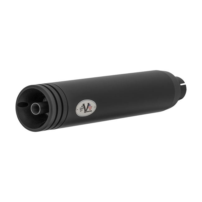 V Performance, Double Ring 80mm slip-on muffler set. Black
