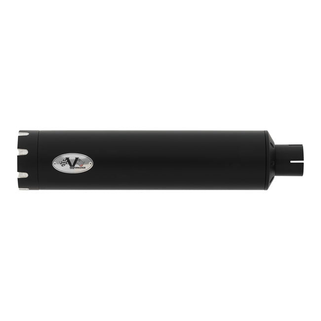 V Performance, Revolver 90mm slip-on muffler set. Black