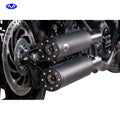V Performance, Chubby 90mm slip-on muffler set. Black