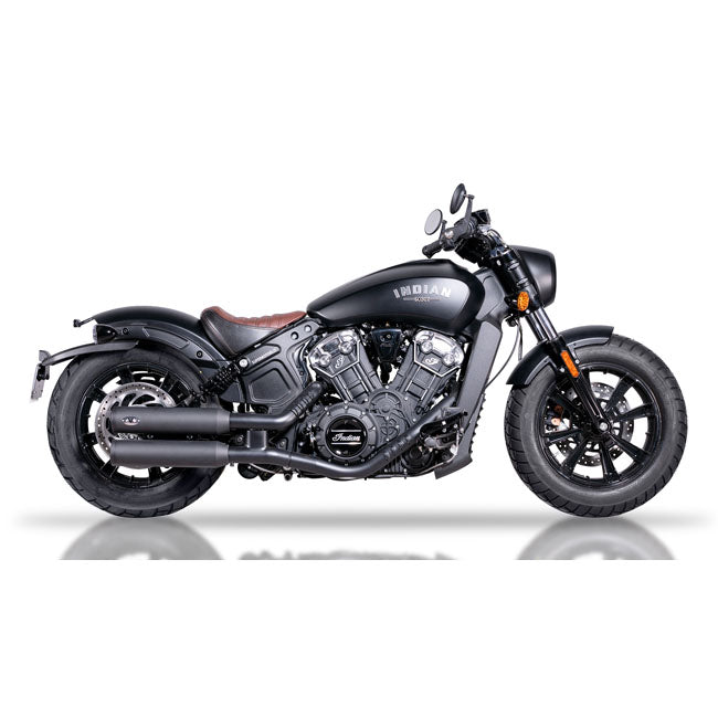 V Performance, Chubby 90mm slip-on muffler set. Black