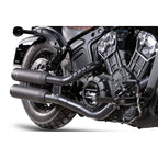 V Performance, Chubby 90mm slip-on muffler set. Black