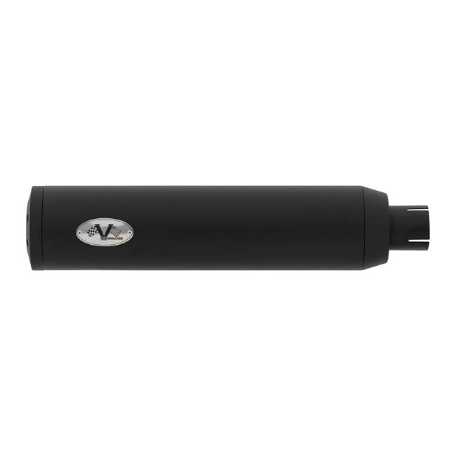 V Performance, Chubby 90mm slip-on muffler set. Black
