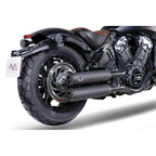 V Performance, Chubby 90mm slip-on muffler set. Black